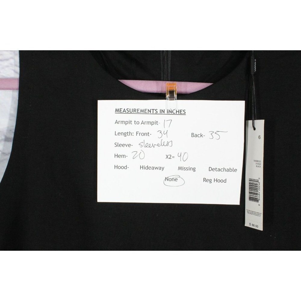 NWT! TAHARI Black Lace-up Sleeveless Fitted Bodycon Dress Size 6 - Picture 9 of 9